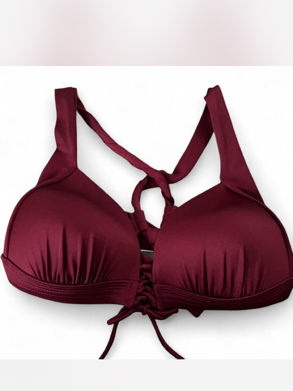 Venus Burgundy bikini top